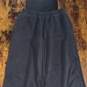 Aerie Go-To Slouchy Black Sweatpants